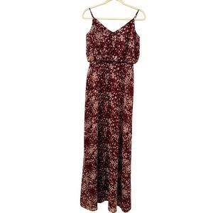 New WAYF The Savannah Floral Print Blouson Gown